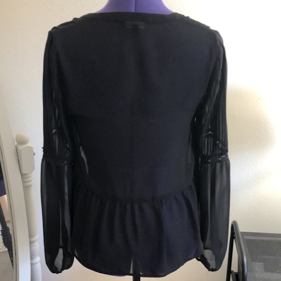 Sheer black blouse - Picture 5 of 6